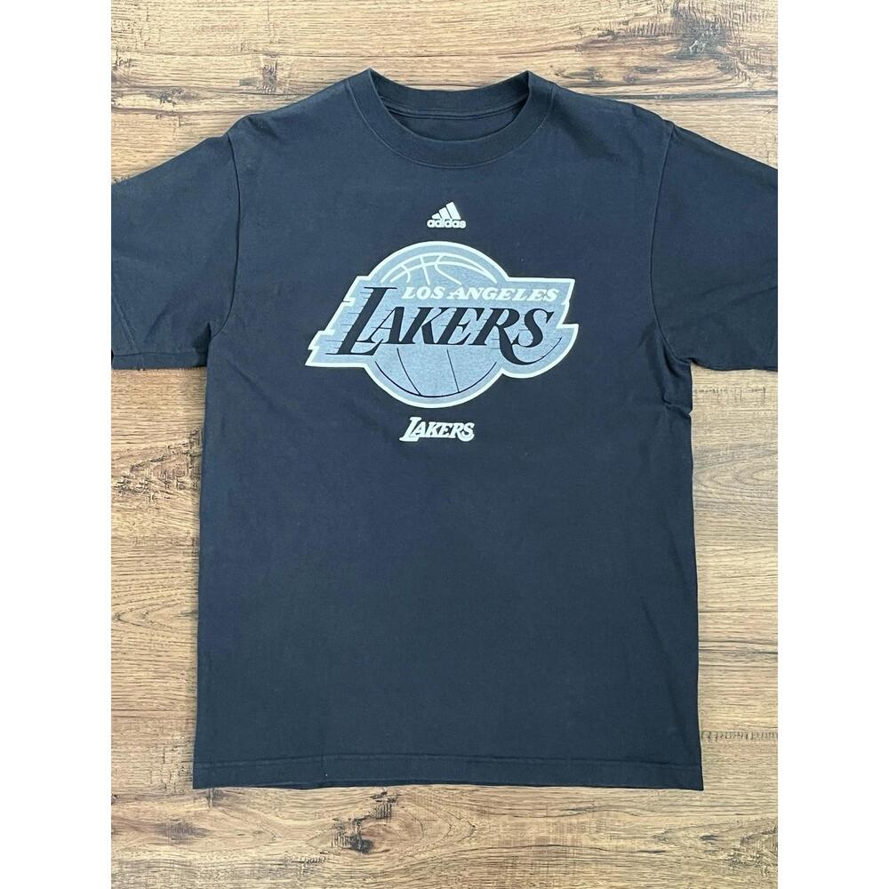 Los Angeles Lakers T Shirt Black Gray Size Mens M